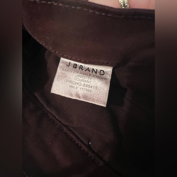 J Brand Arkin Zip Ankle Jogger in Courant - Picture 3 of 8